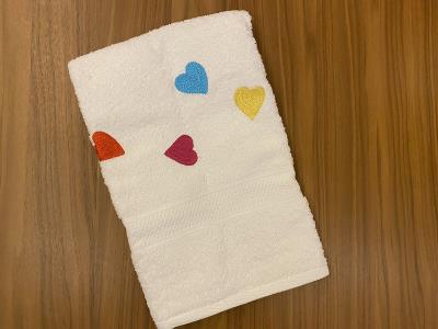 Colorful Hearts Set Of Towels | Accessories for Women